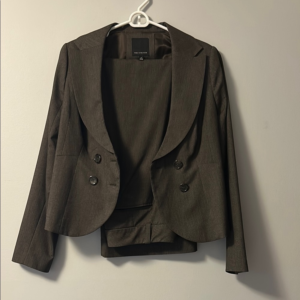 Dark Brown Women's Suit-  The Limited